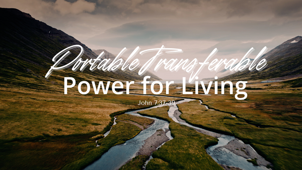 Portable Transferable Power for Living