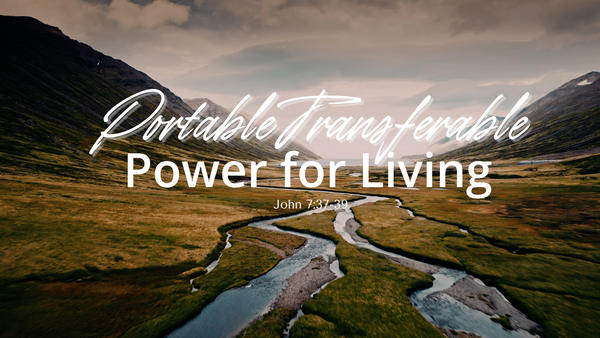 Portable Transferable Power for Living - Audio Only