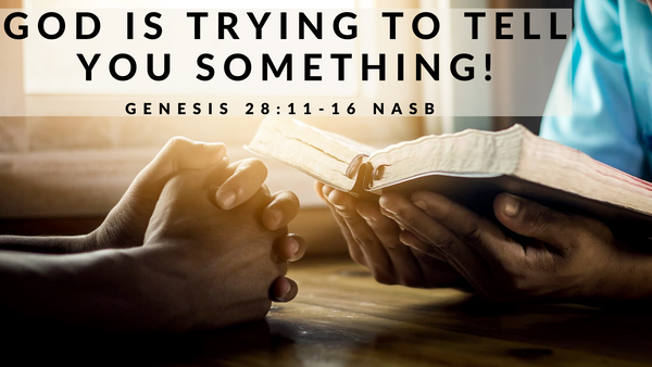 God is Trying to Tell You Something (Audio Only)